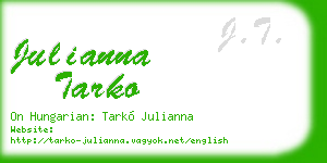 julianna tarko business card