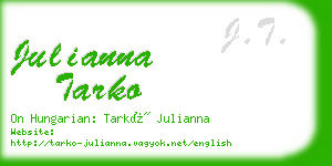 julianna tarko business card